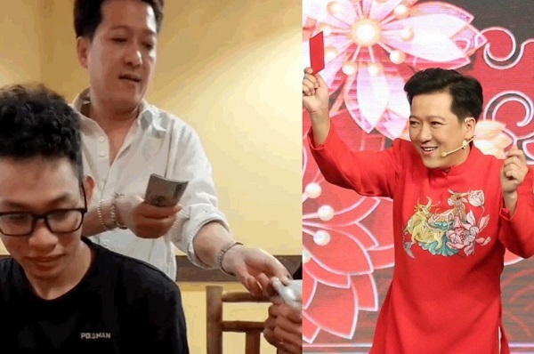 Trường Giang cầm xấp tiền lì xì ekip, vẫn bị soi mói vì 1 chi tiết không ngờ tới