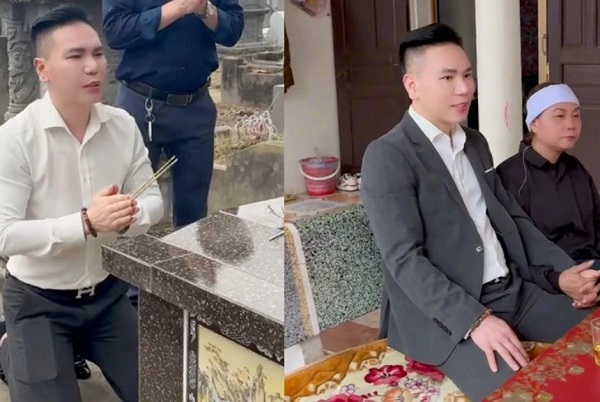 Châu Việt Cường lần đầu về giỗ cô gái nhét tỏi sau 7 năm